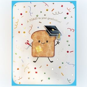 🆕Papyrus “A Toast…” Graduation Greeting Card